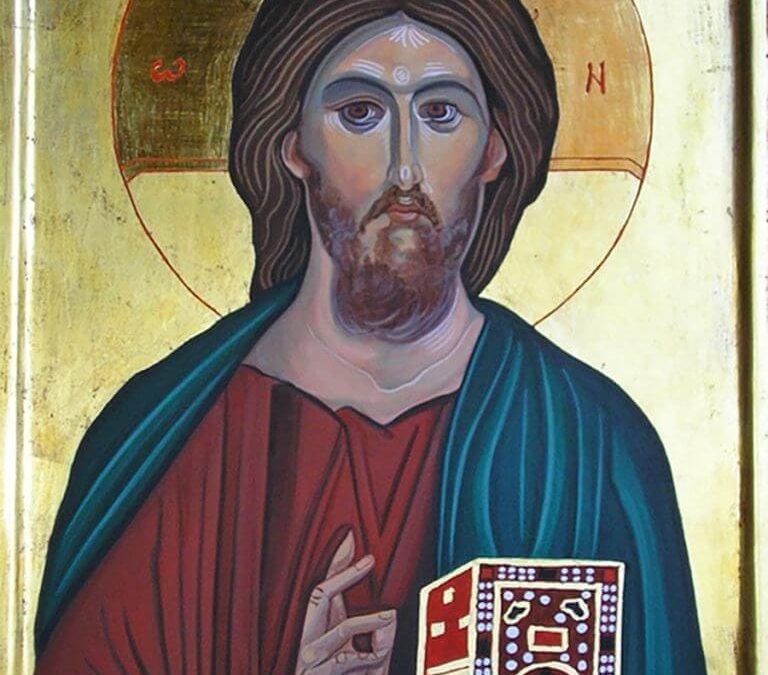 Cristo Pantocrator (tavola 34×45)