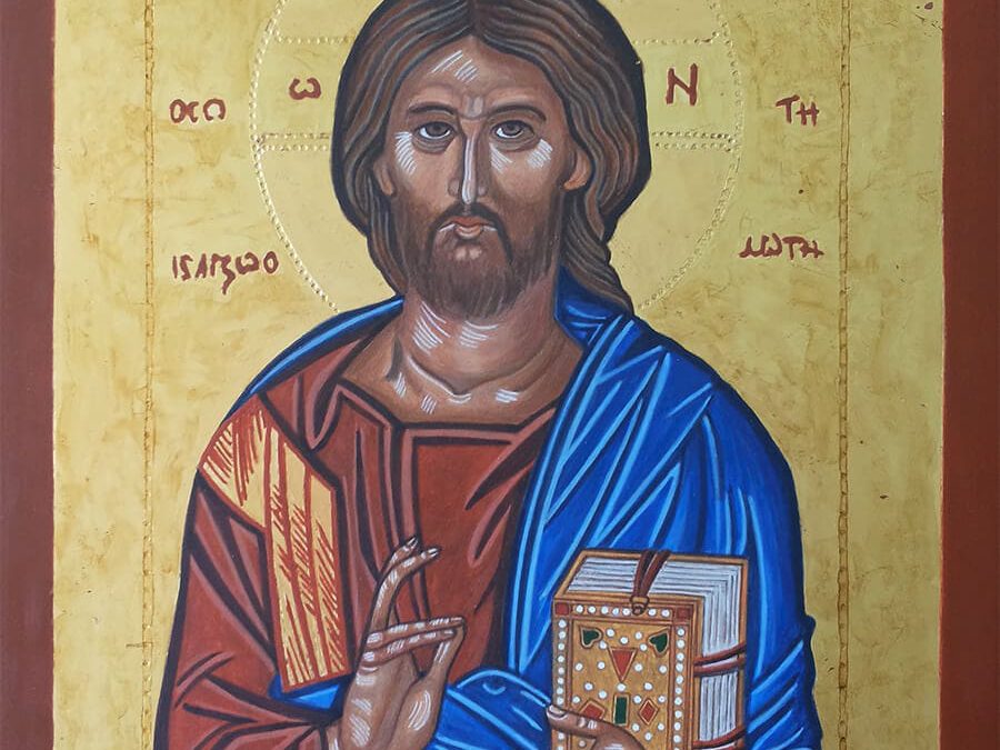 Cristo Pantocrator (tavola 24×32)