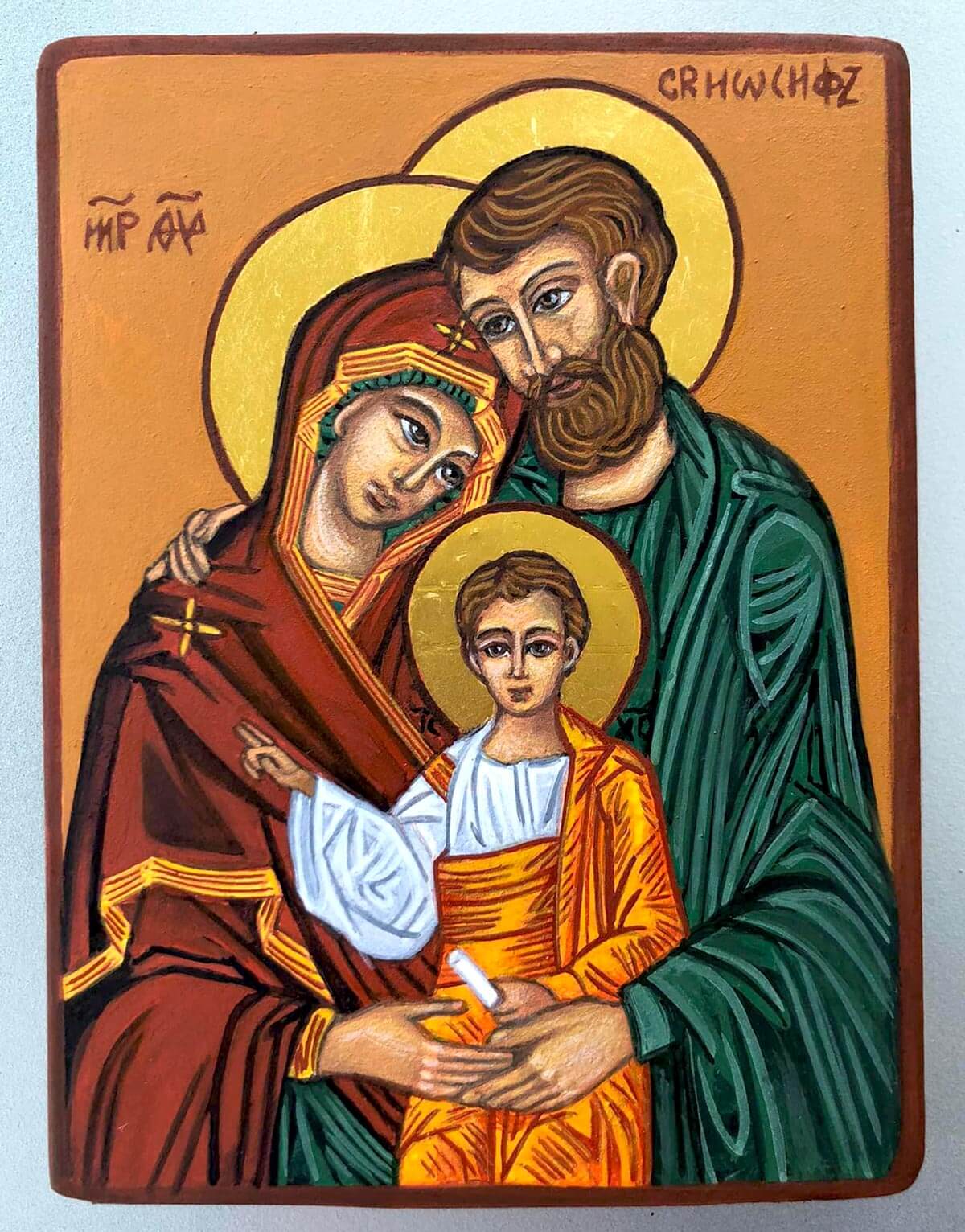 Mini Icona Sacra Famiglia (cm 12x16)