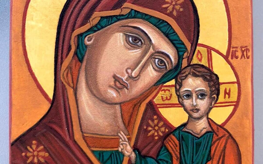 Mini Icona “Vergine della Tenerezza” (cm 11 x 14,5)